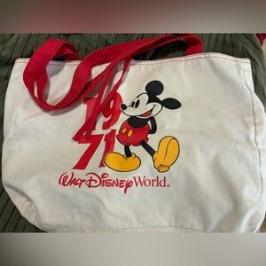 Disney Mickey Mouse Tote Bag - Red, Yellow, and White